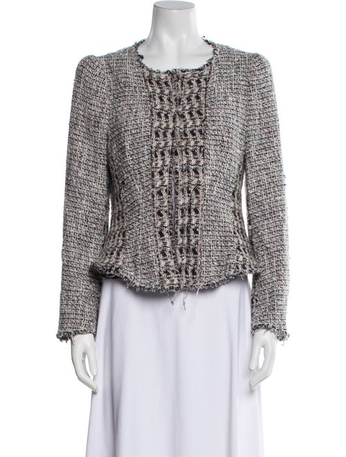 Sandro Tweed Pattern Evening Jacket