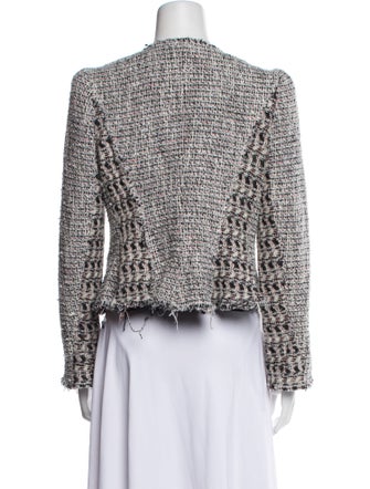 Sandro Tweed Pattern Evening Jacket