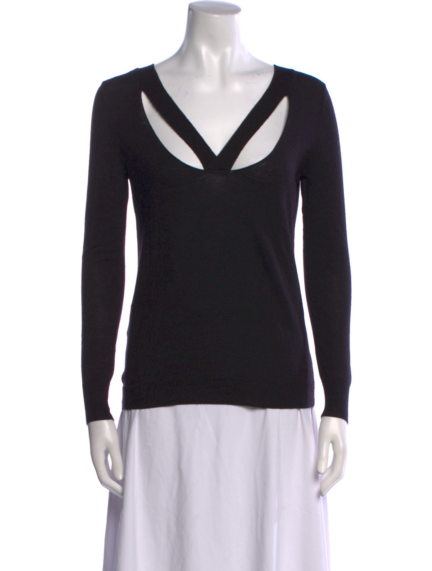 Sandro Wool V-Neck Sweater