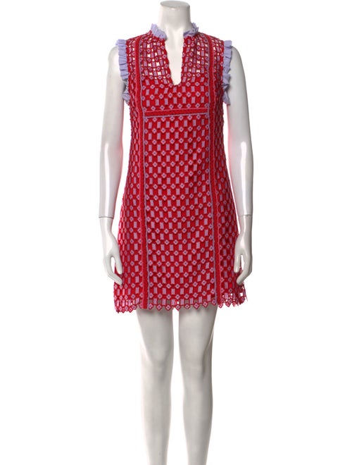 Sandro Printed Mini Dress