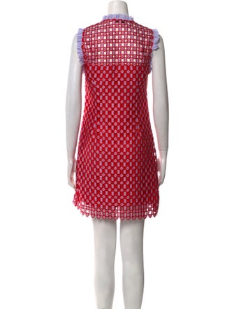 Sandro Printed Mini Dress