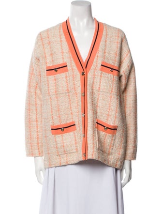 Sandro Tweed Pattern Blazer
