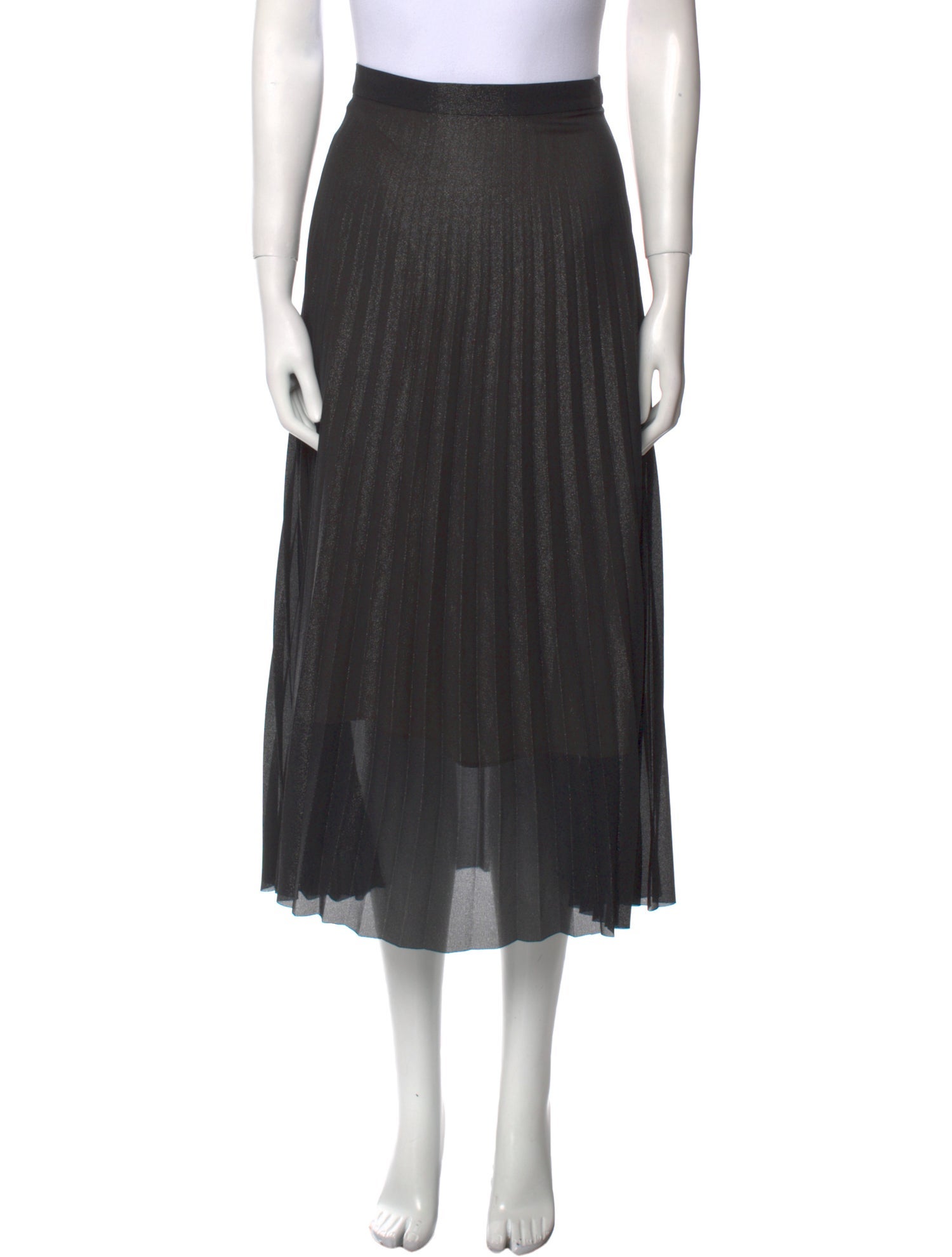 Sandro Striped Midi Length Skirt
