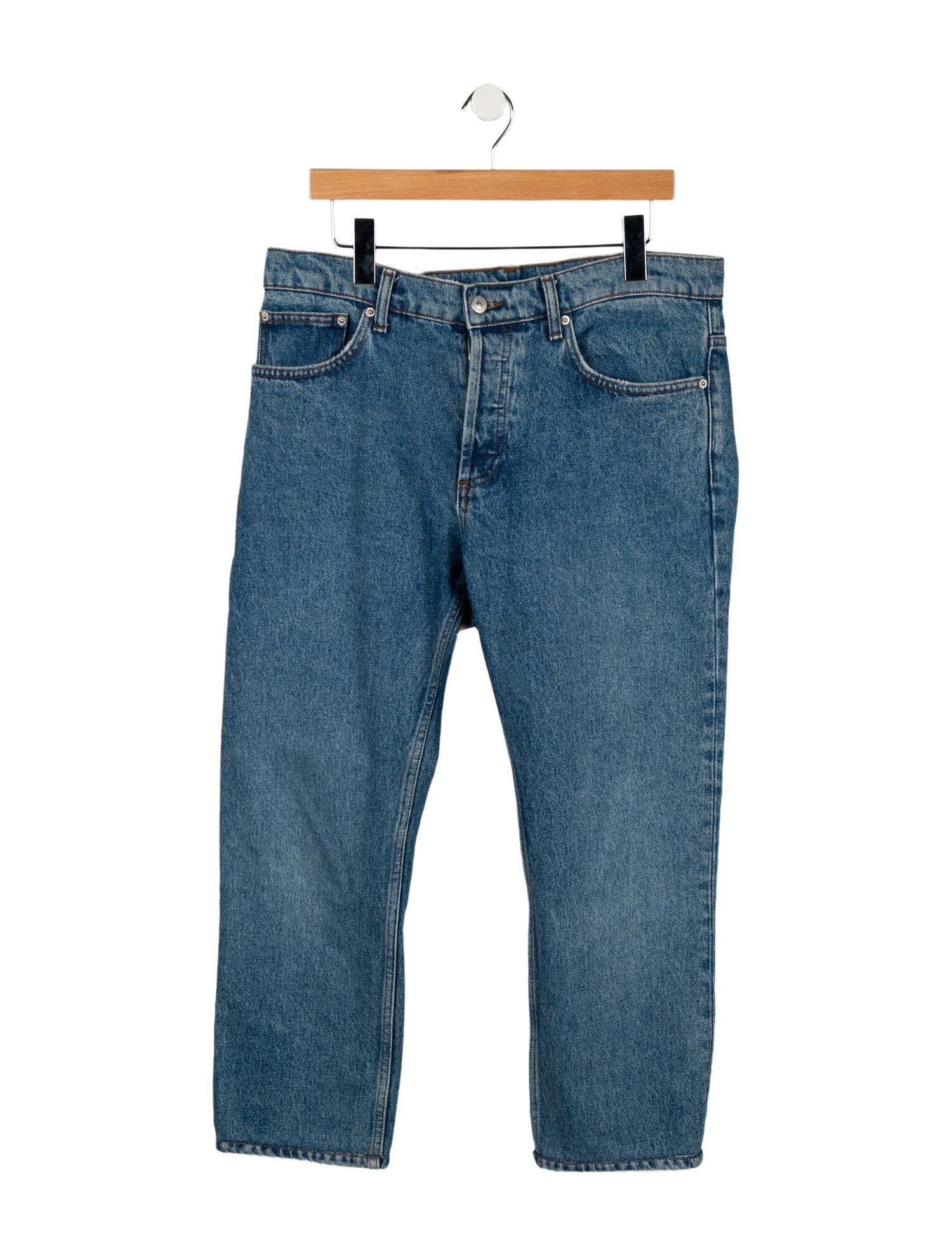 Sandro High-Rise Straight Leg Jeans