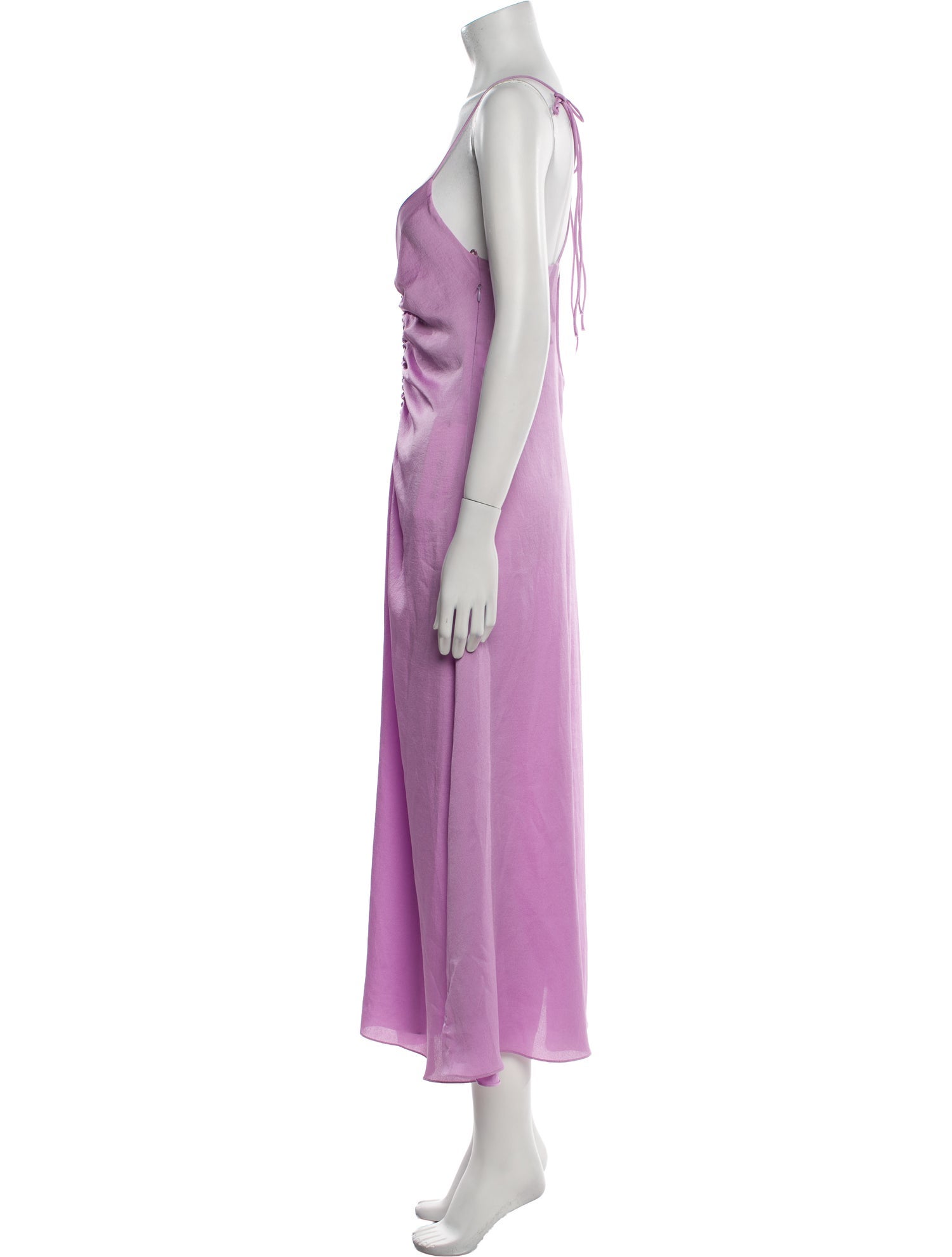 Sandro V-Neck Long Dress