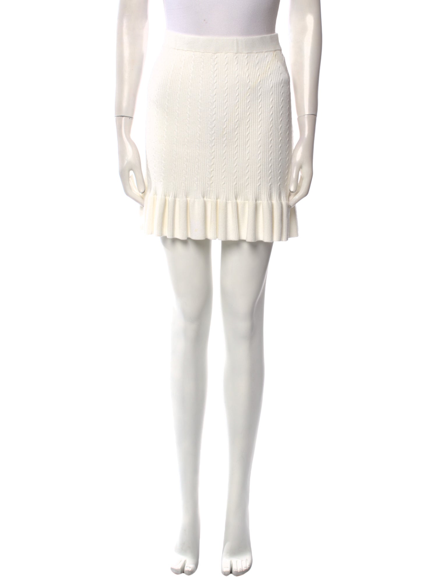 Sandro Ruffle Embellishment Mini Skirt