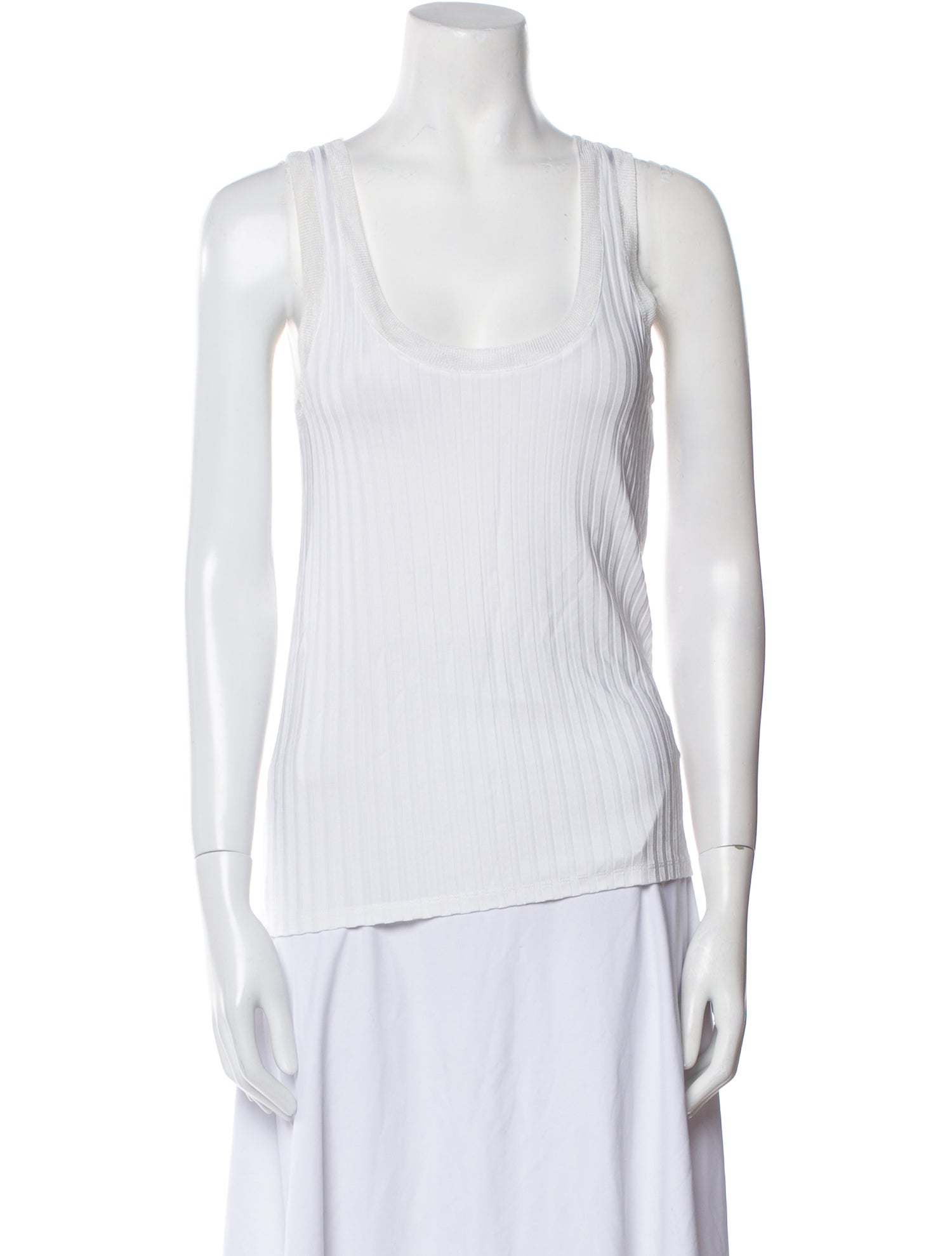 Sandro Scoop Neck Sleeveless Top