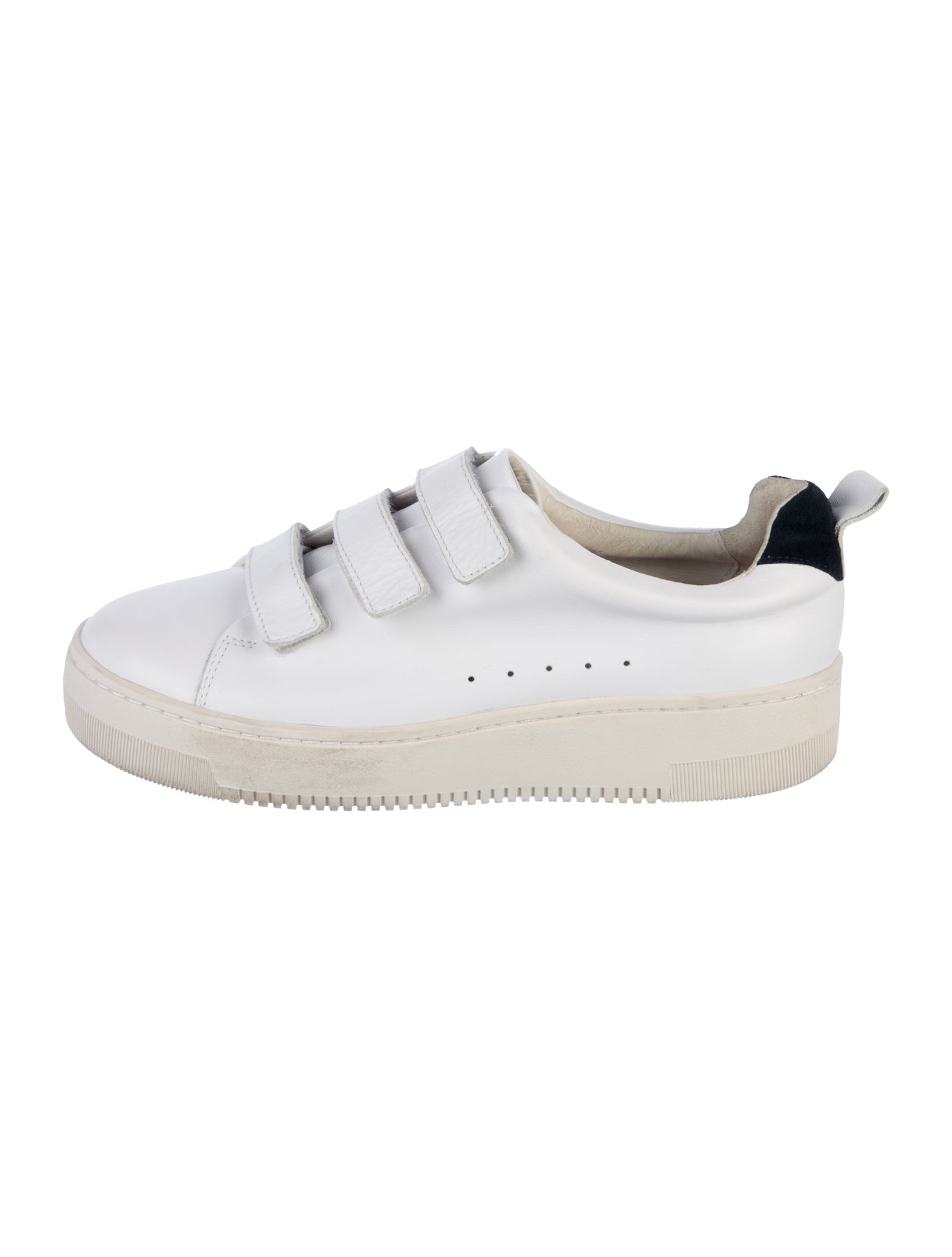 Sandro Leather Colorblock Pattern Sneakers