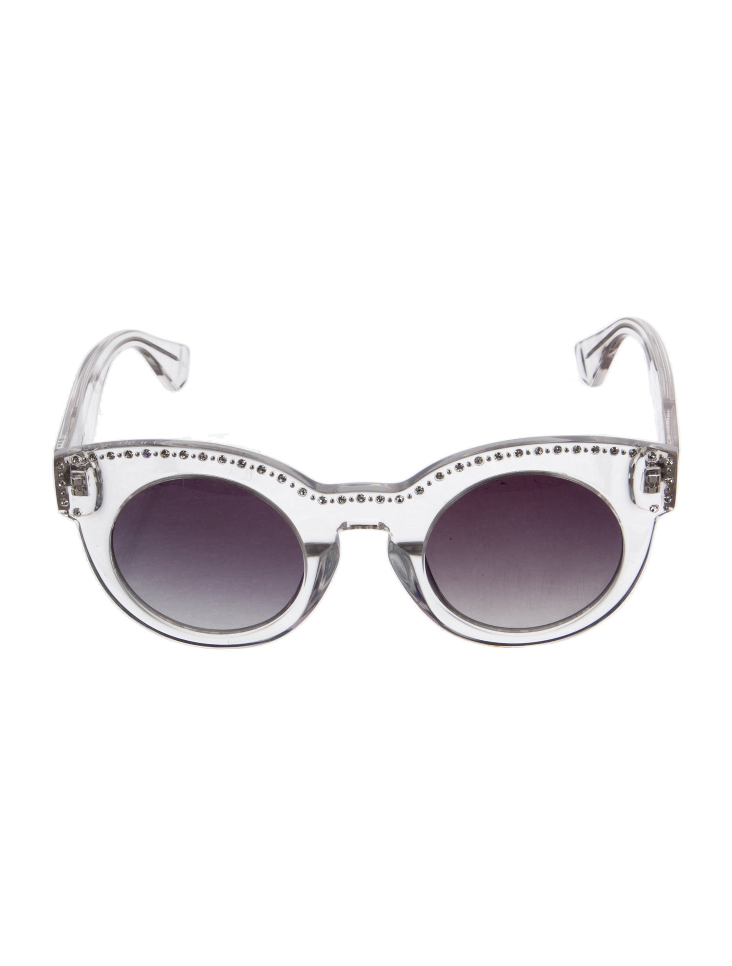 Sandro Round Gradient Sunglasses