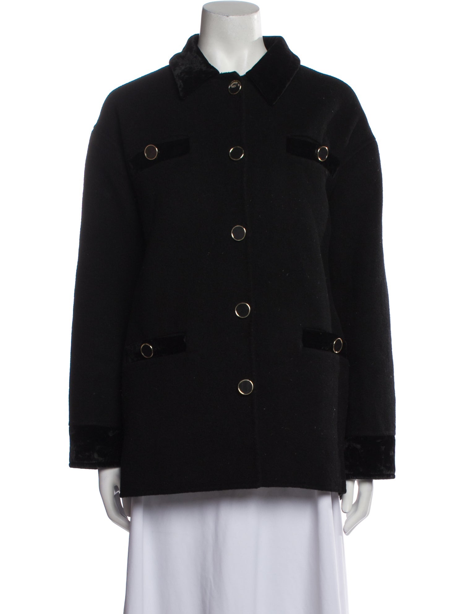 Sandro Wool Peacoat