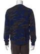 Sandro Camouflage Print Crew Neck Sweatshirt