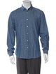 Sandro Long Sleeve Denim Shirt