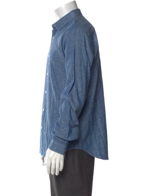 Sandro Long Sleeve Denim Shirt