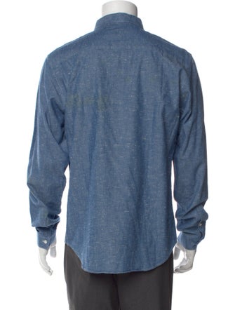 Sandro Long Sleeve Denim Shirt