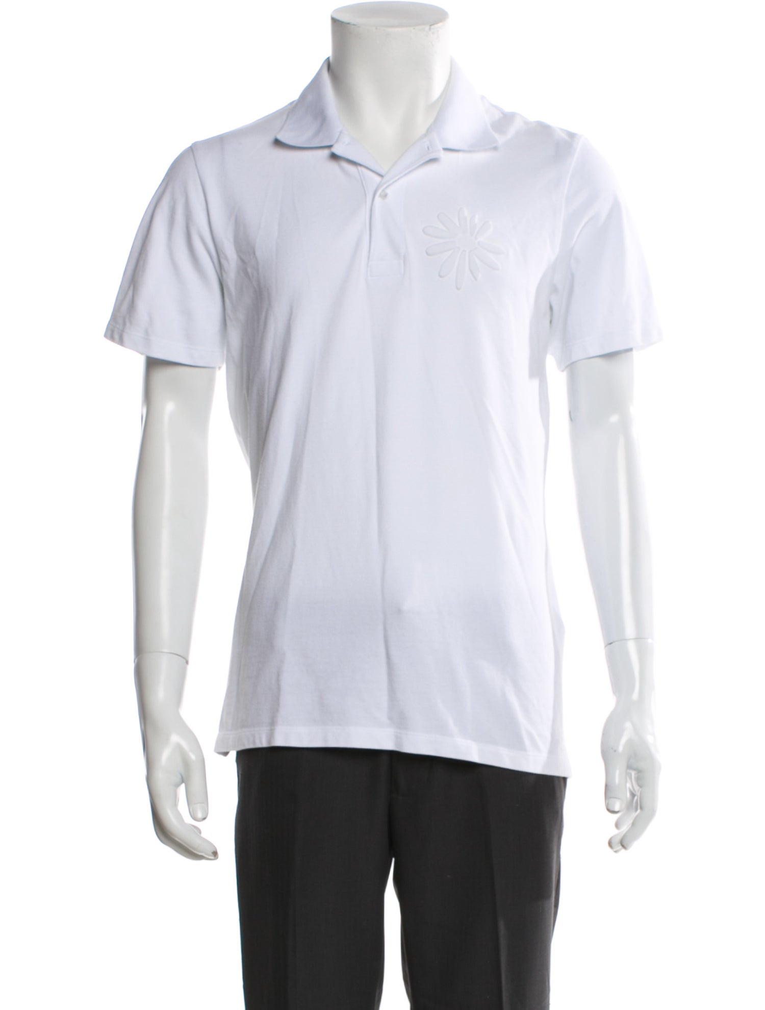 Sandro Collar Short Sleeve Polo Shirt
