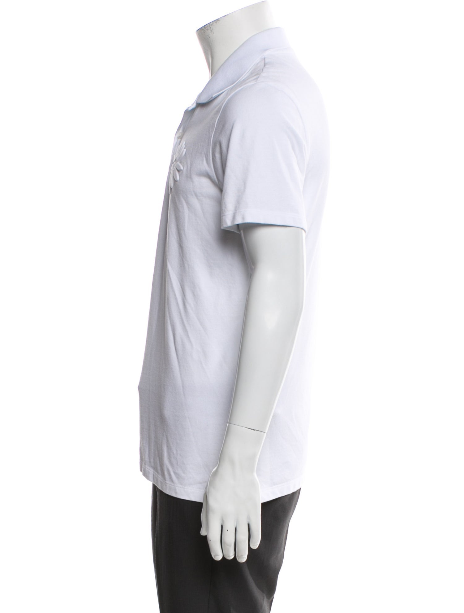 Sandro Collar Short Sleeve Polo Shirt
