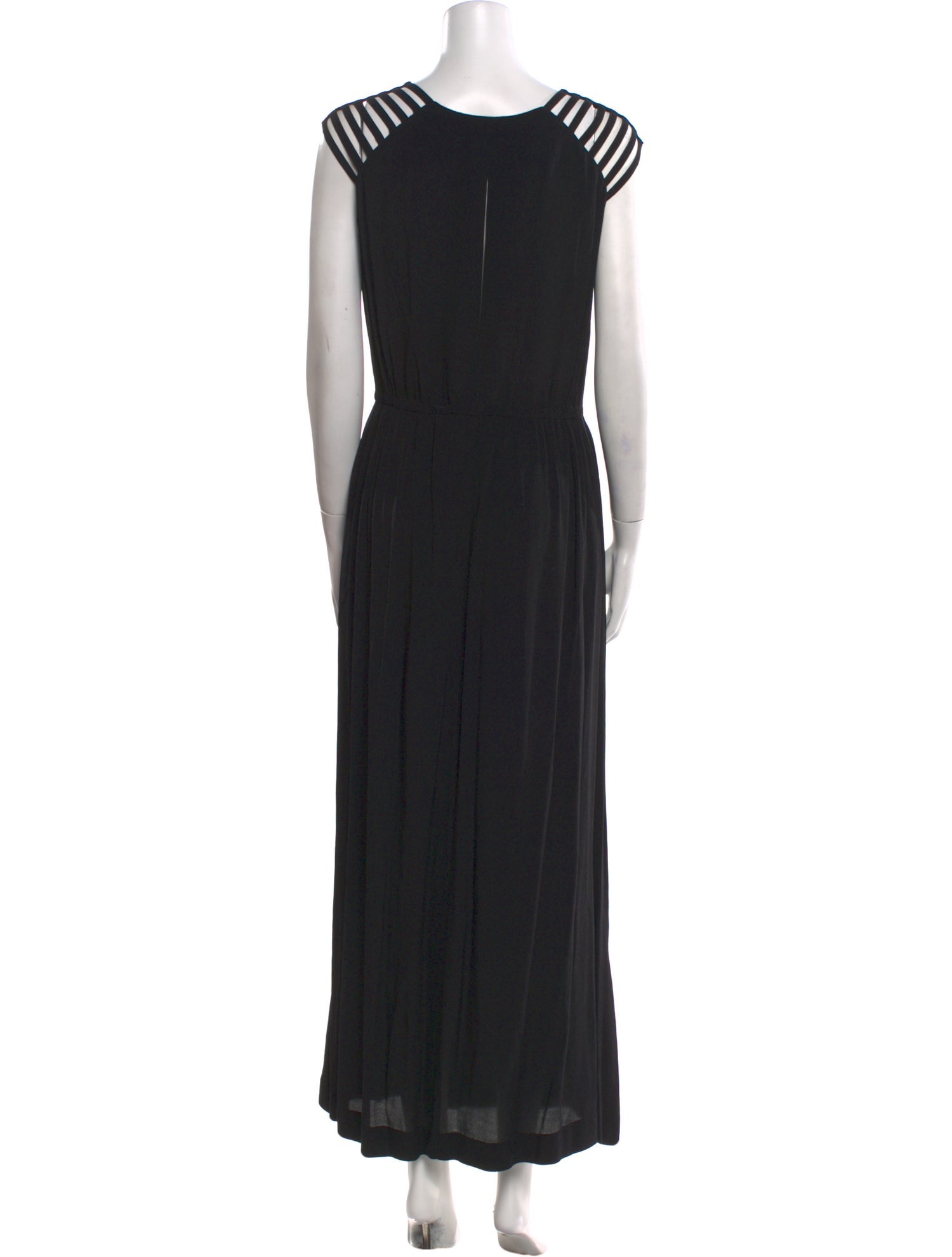 Sandro Crew Neck Long Dress