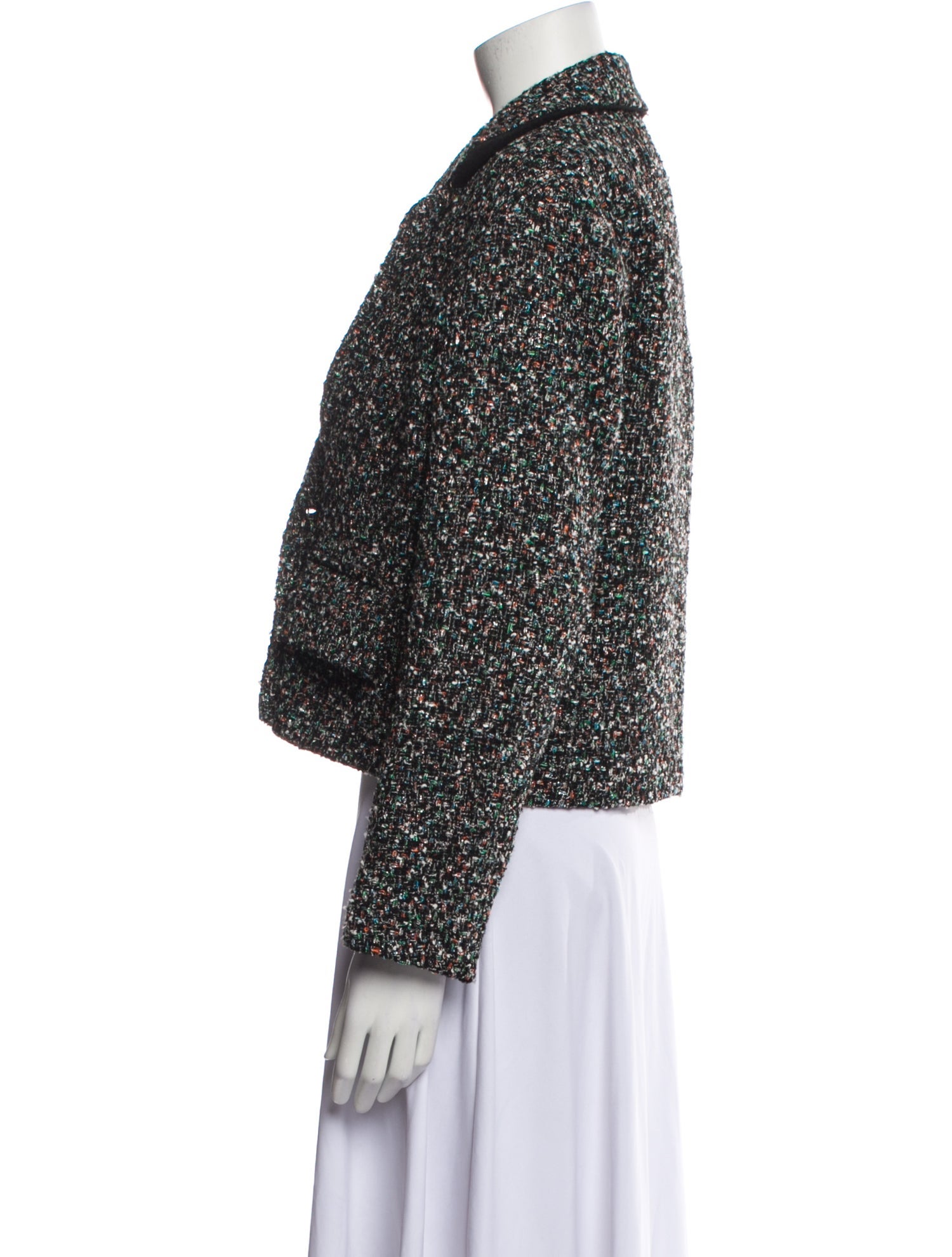 Sandro Tweed Pattern Evening Jacket w/ Tags