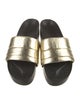 Sandro Leather Slides