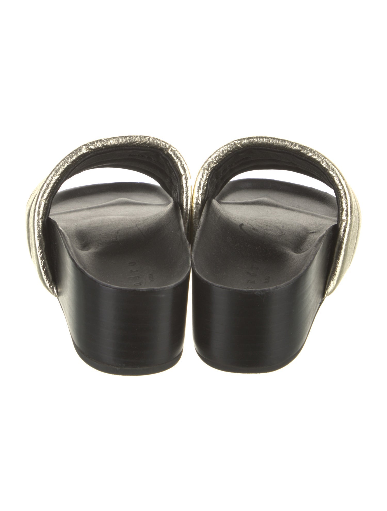 Sandro Leather Slides