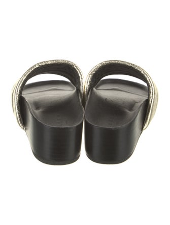 Sandro Leather Slides