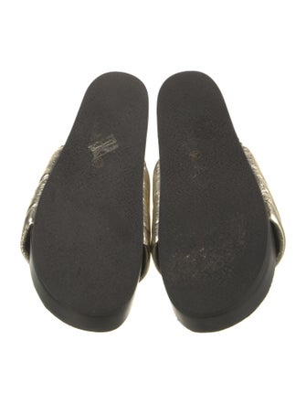 Sandro Leather Slides
