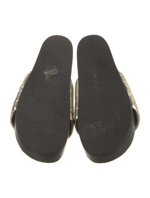 Sandro Leather Slides