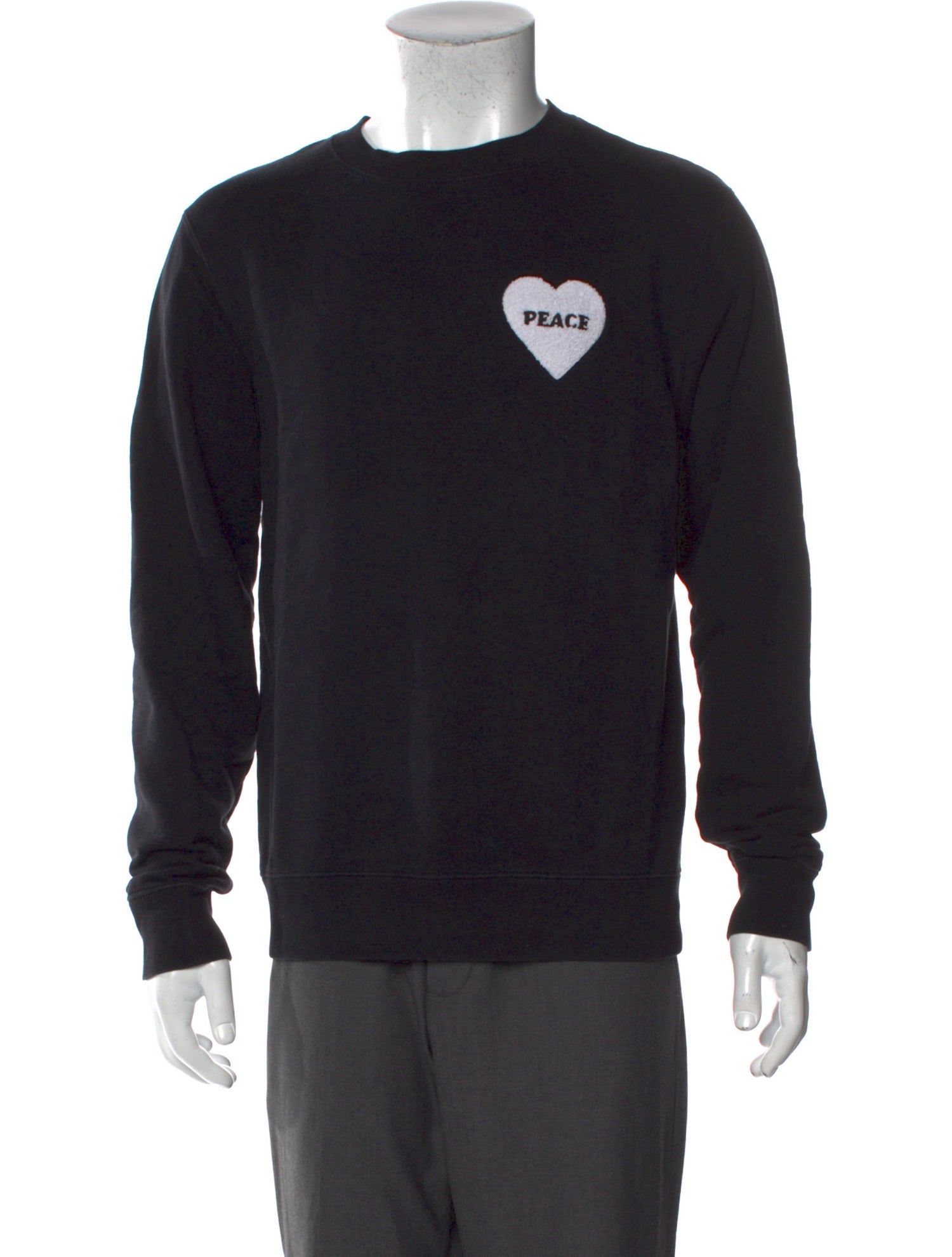 Sandro Graphic Print Crew Neck Sweatshirt