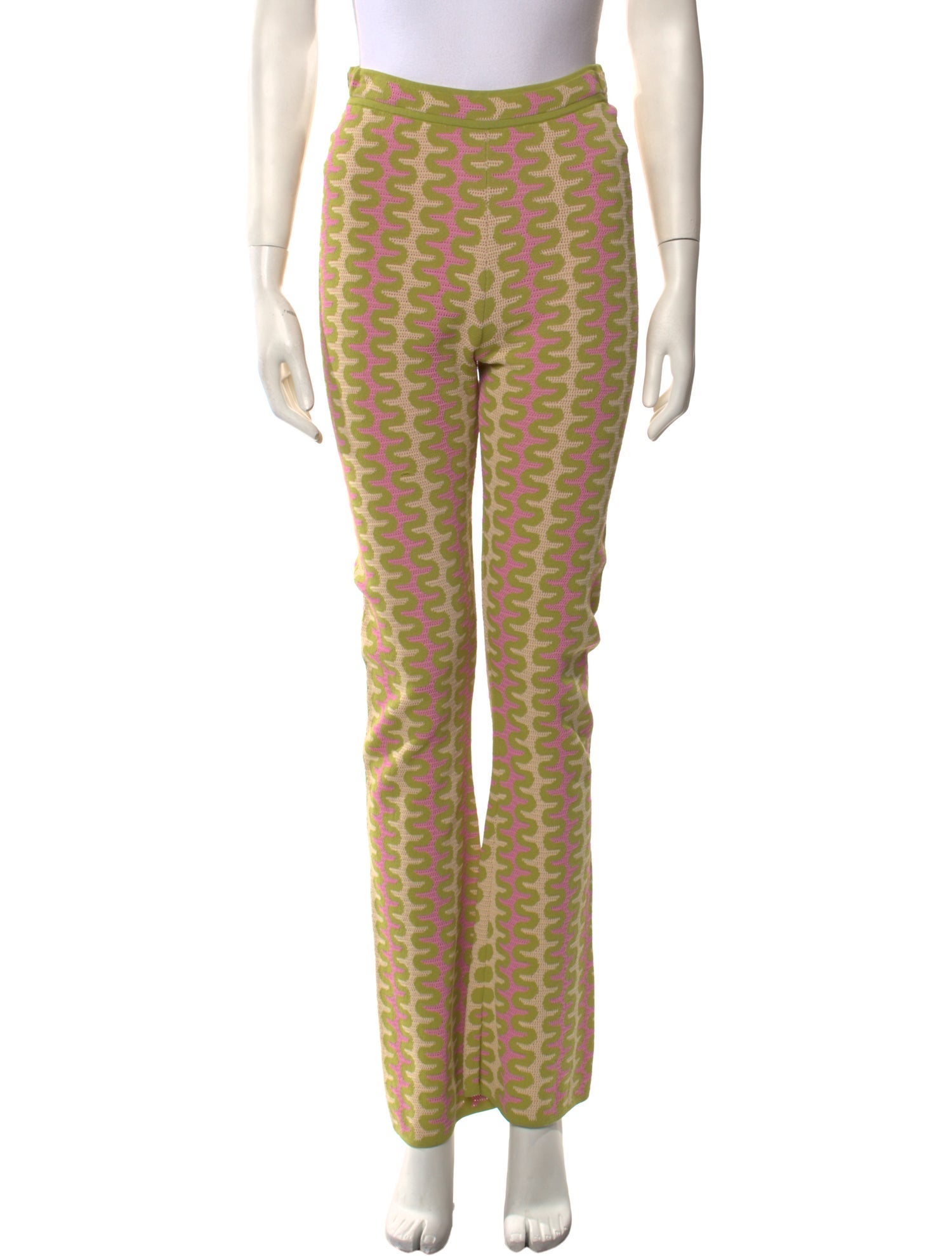 Sandro Printed Straight Leg Pants w/ Tags