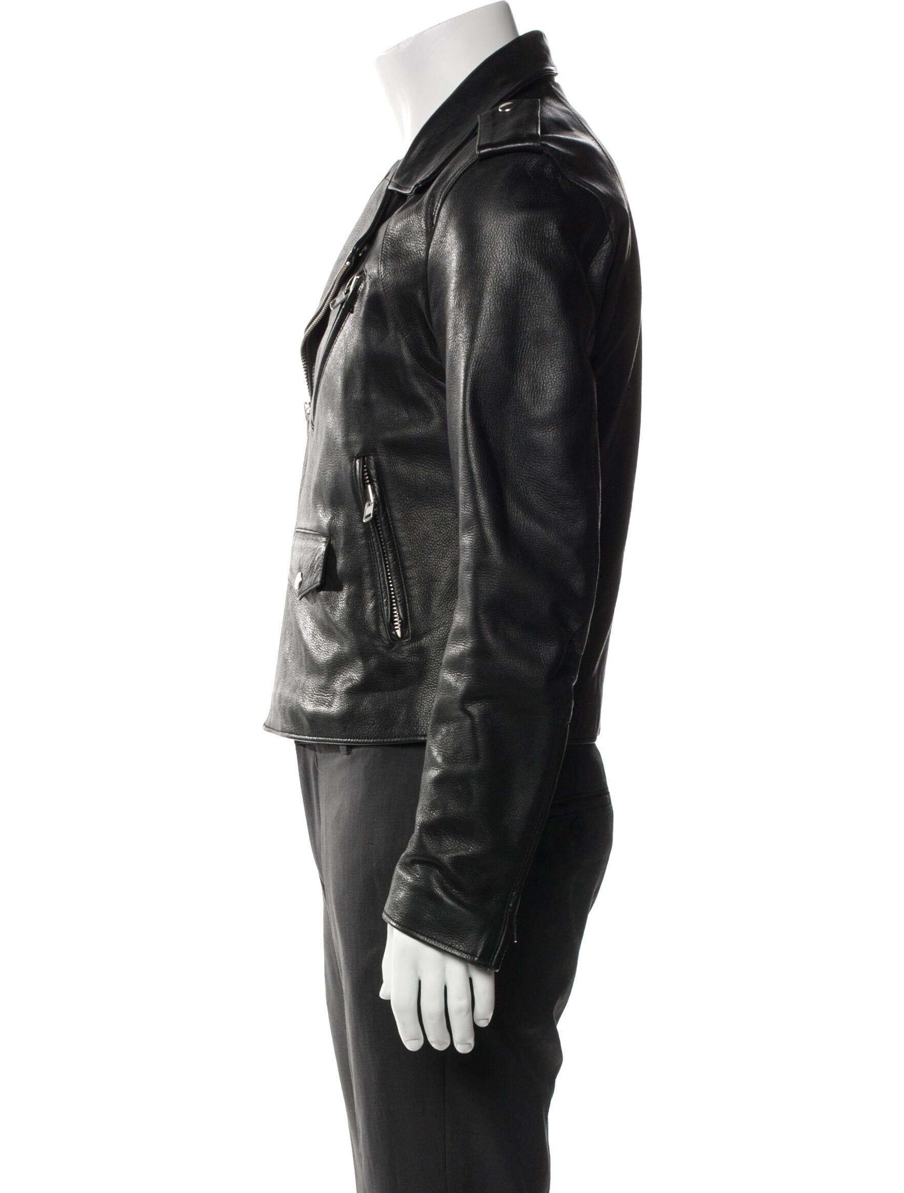 Sandro Calfskin Moto Jacket