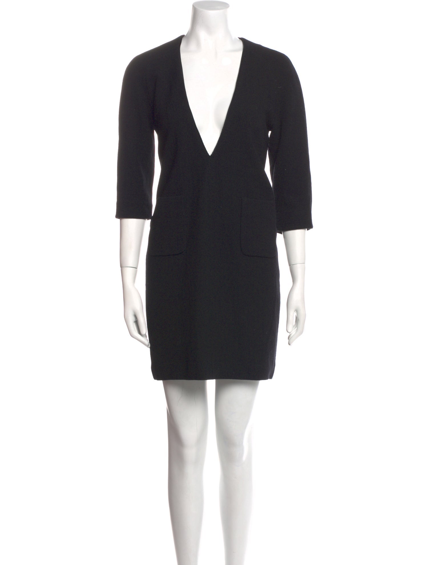 Sandro V-Neck Mini Dress