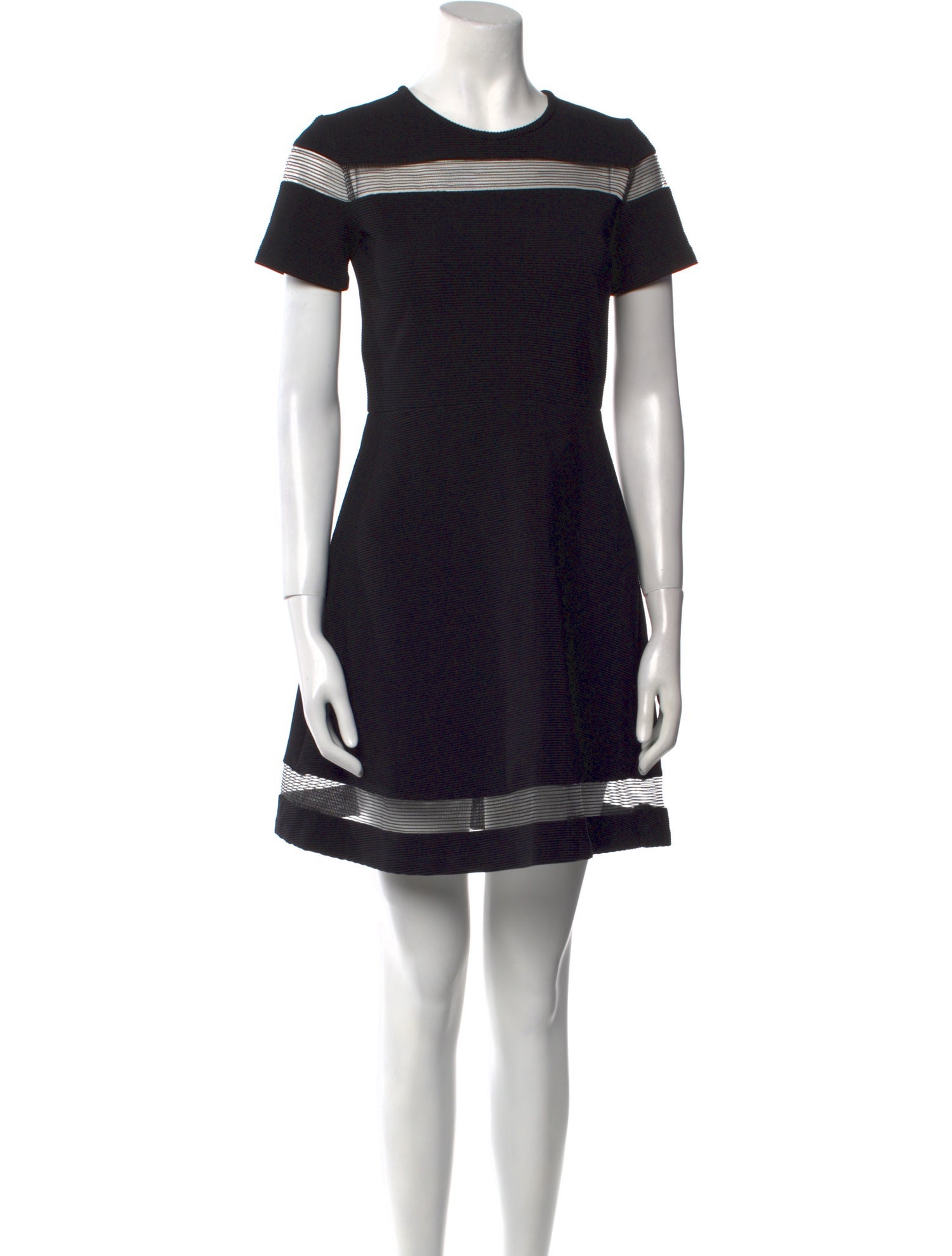 Sandro Striped Mini Dress