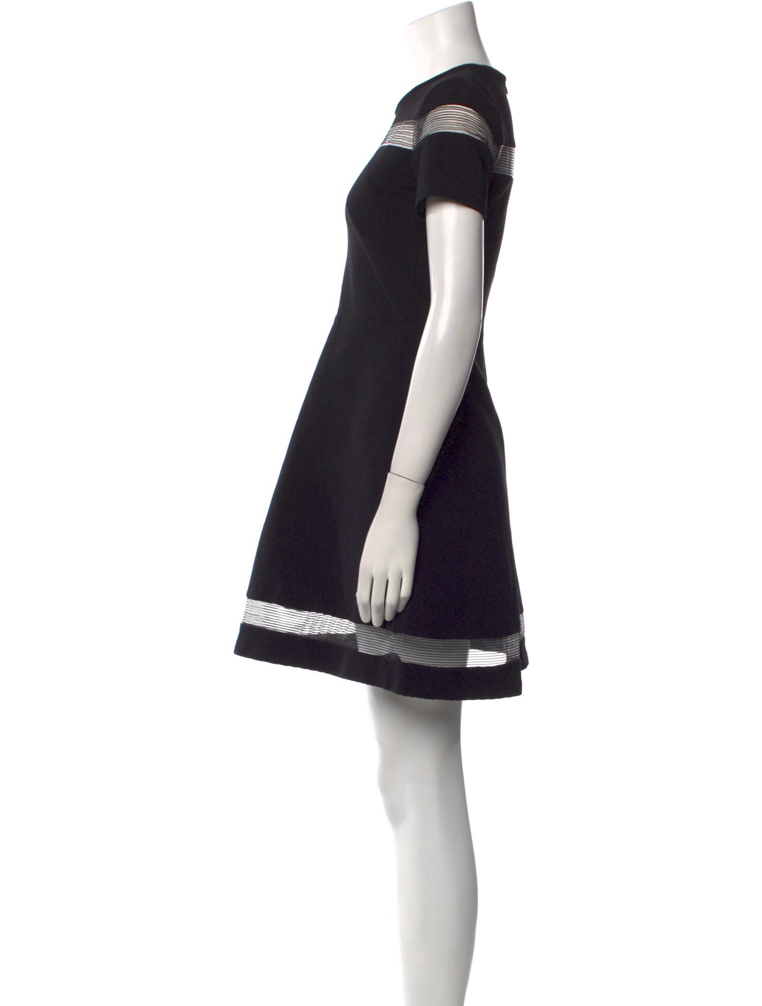 Sandro Striped Mini Dress