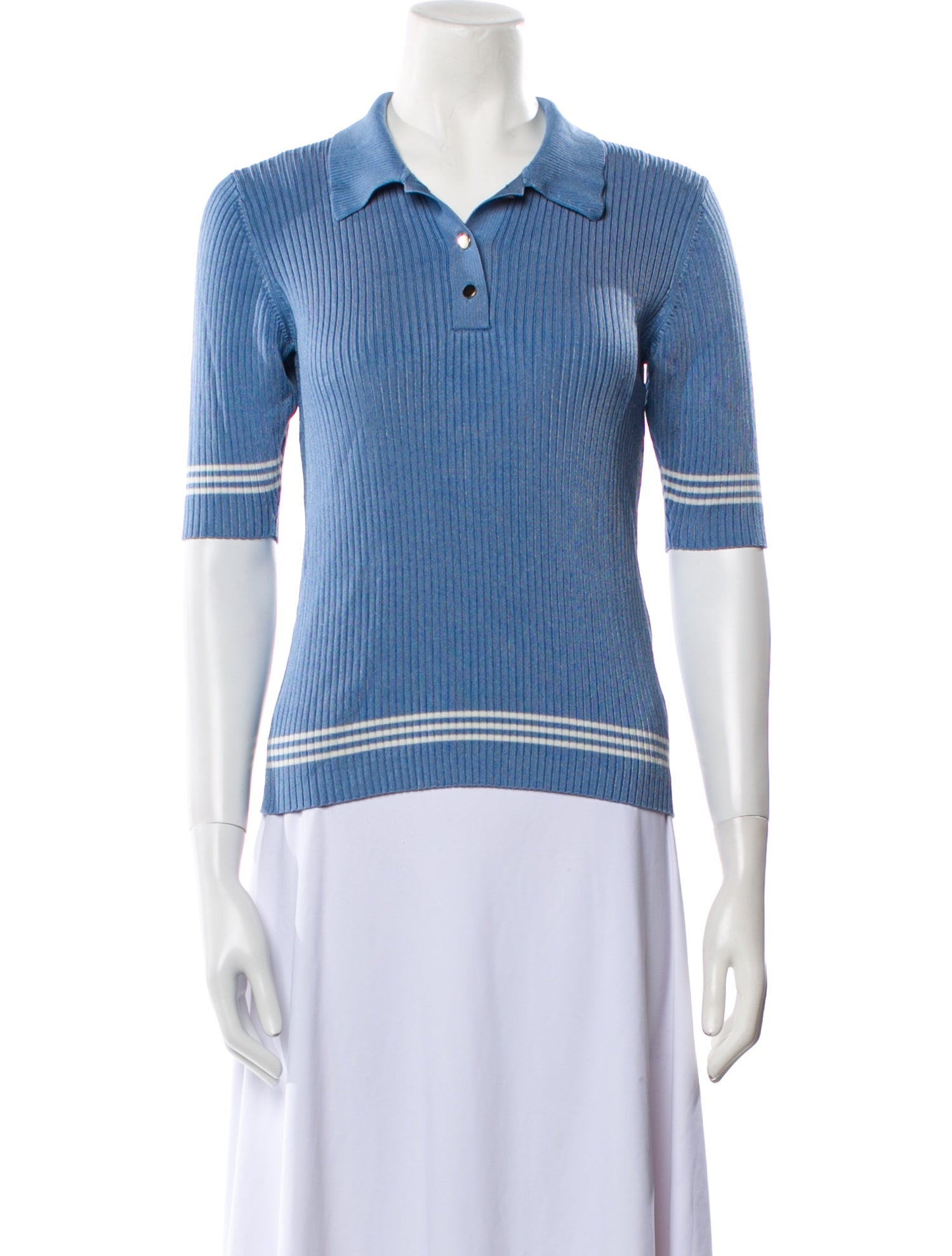 Sandro Three-Quarter Sleeve Polo