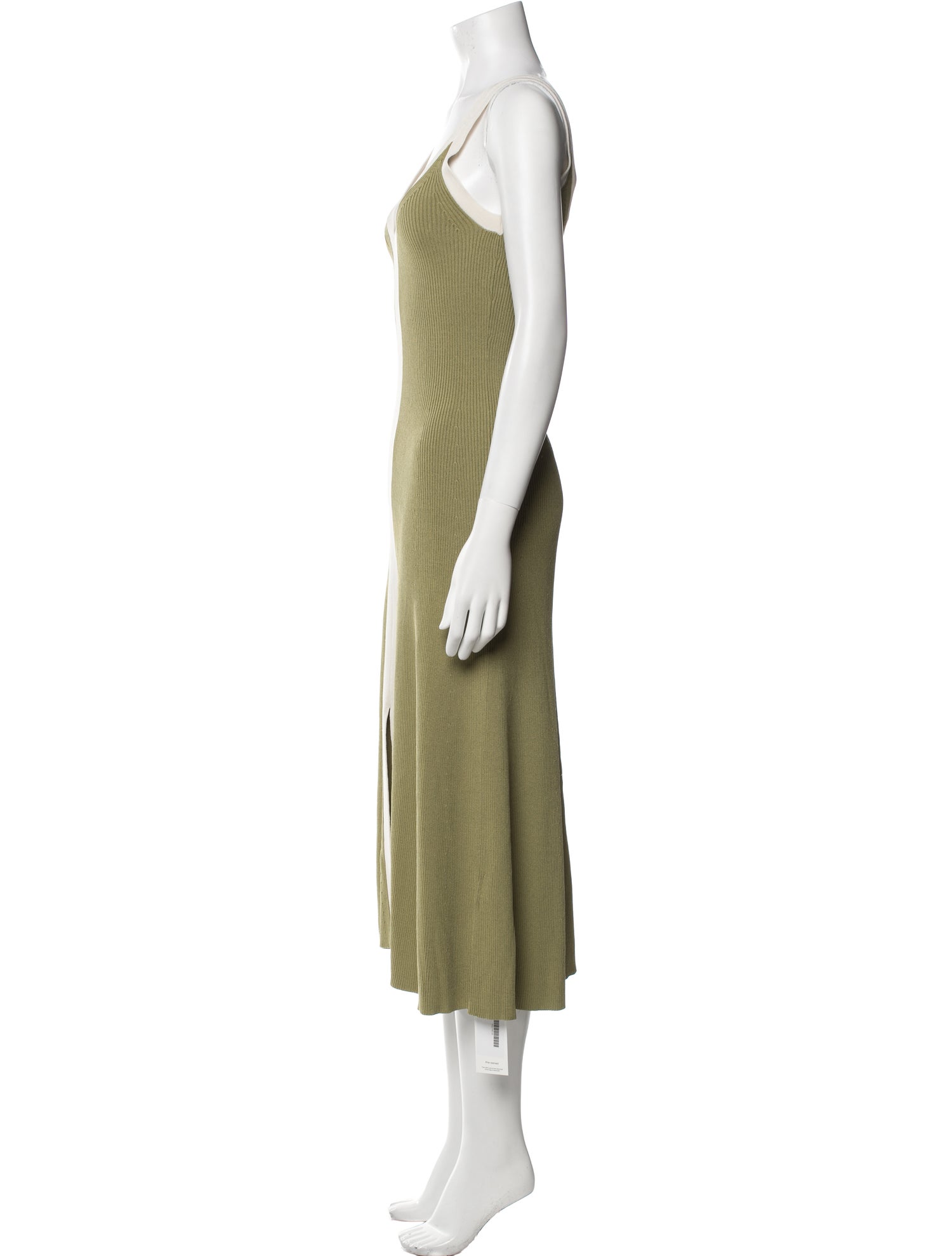 Sandro V-Neck Midi Length Dress