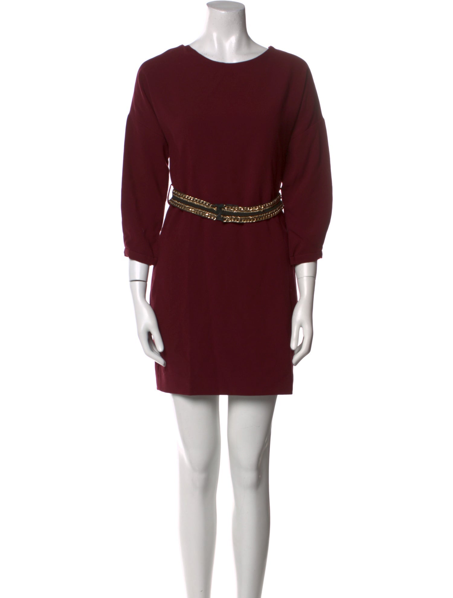 Sandro Crew Neck Mini Dress