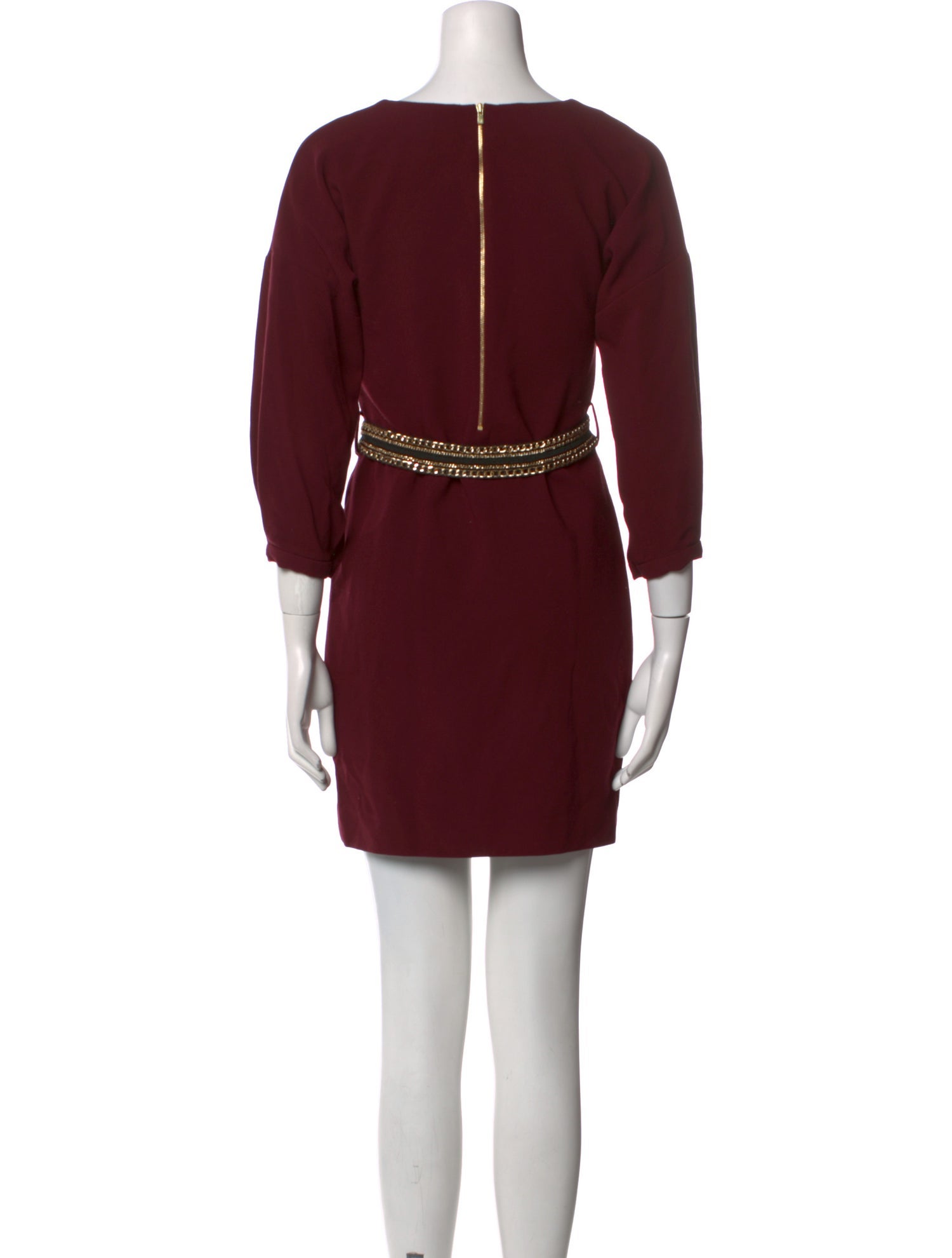 Sandro Crew Neck Mini Dress