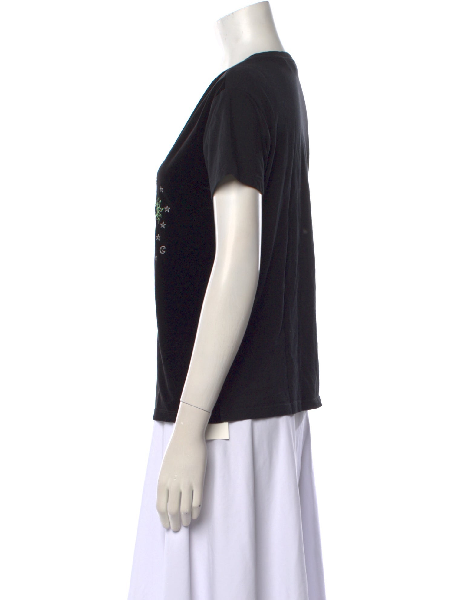 Sandro Graphic Print Crew Neck T-Shirt