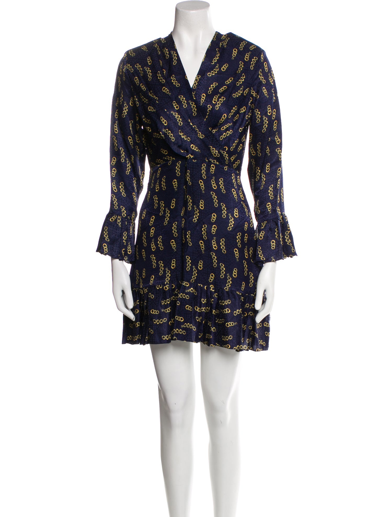 Sandro Printed Mini Dress