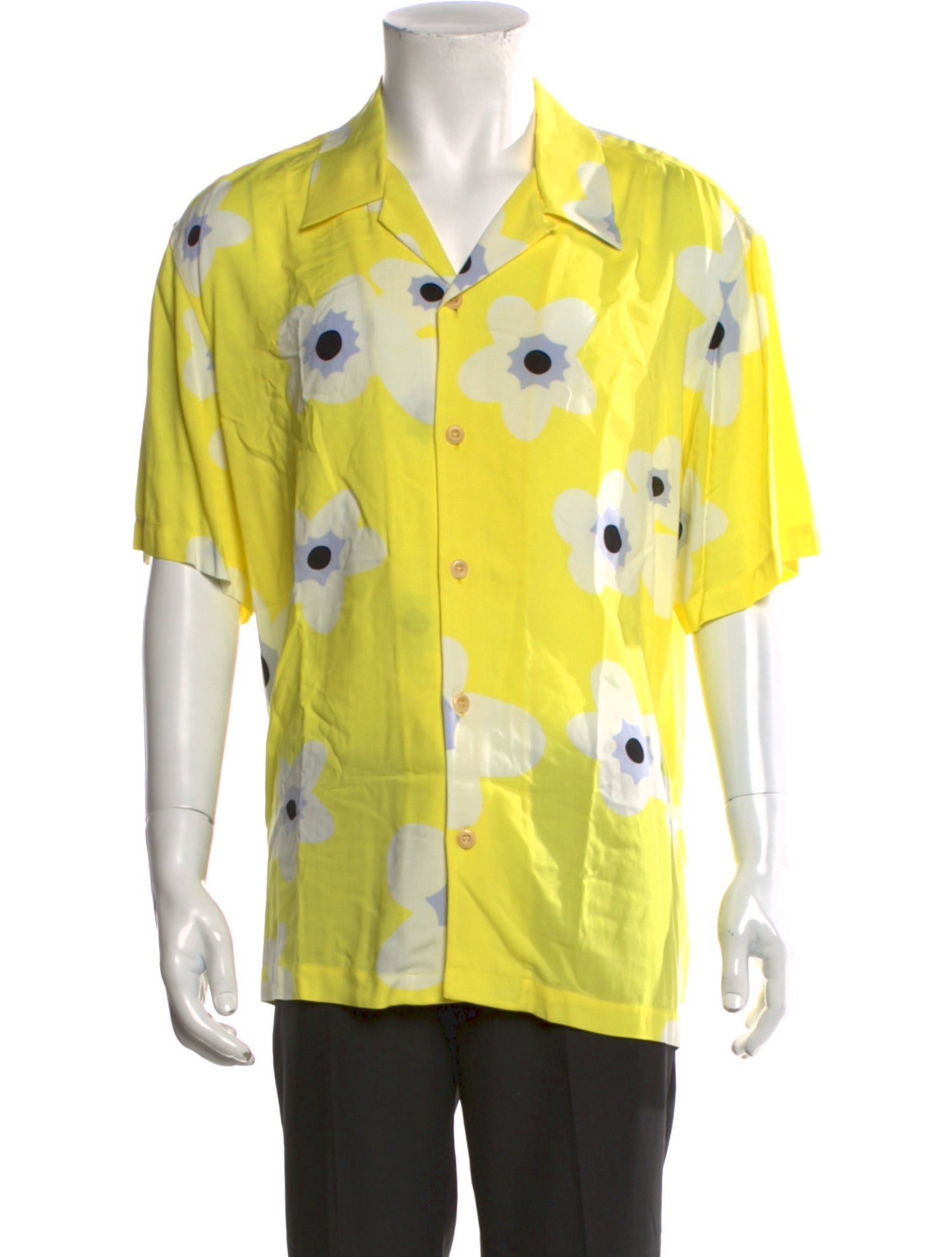 Sandro Floral Print Short Sleeve Shirt w/ Tags