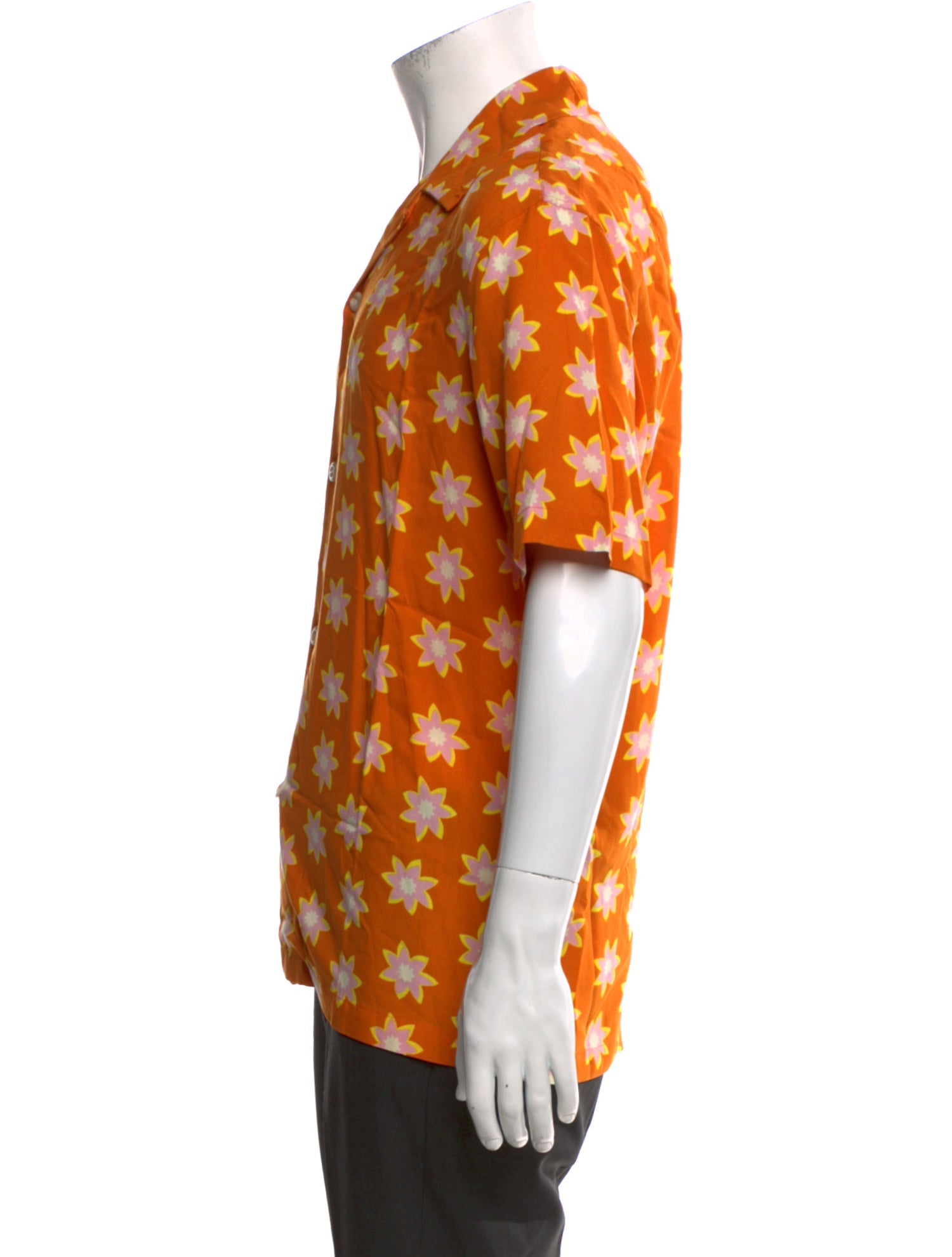 Sandro Floral Print Short Sleeve Shirt w/ Tags