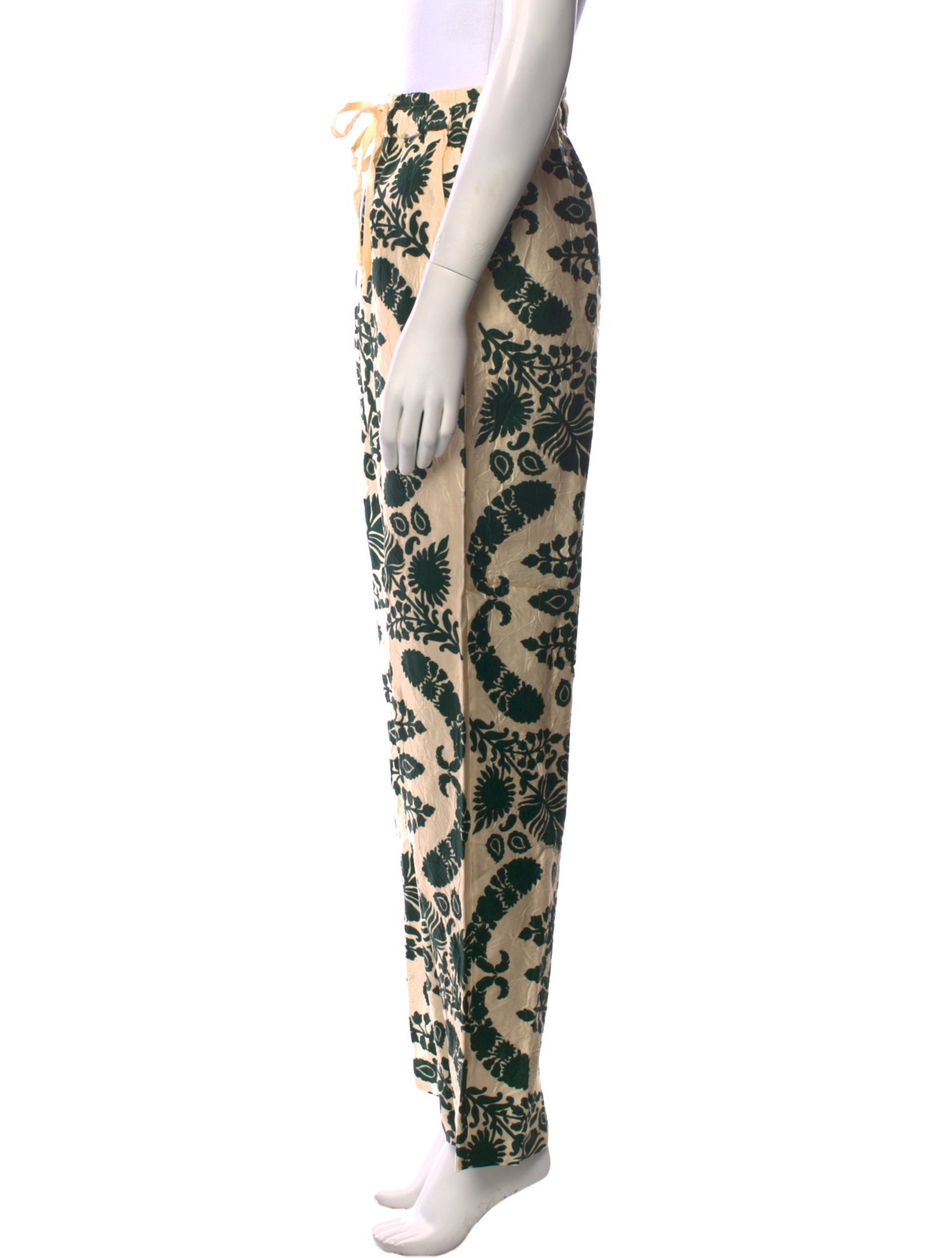 Sandro Printed Wide Leg Pants