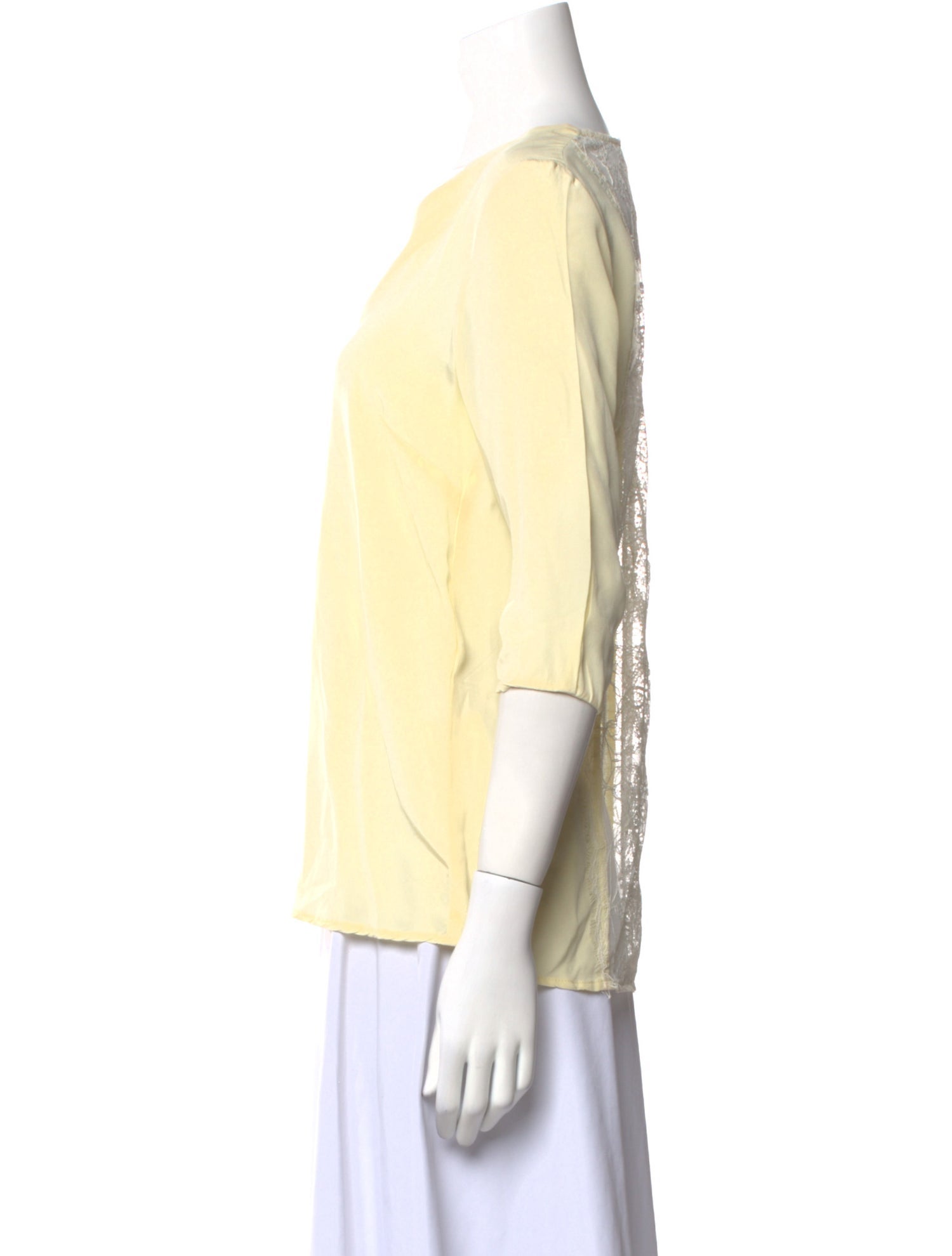 Sandro Silk V-Neck Blouse