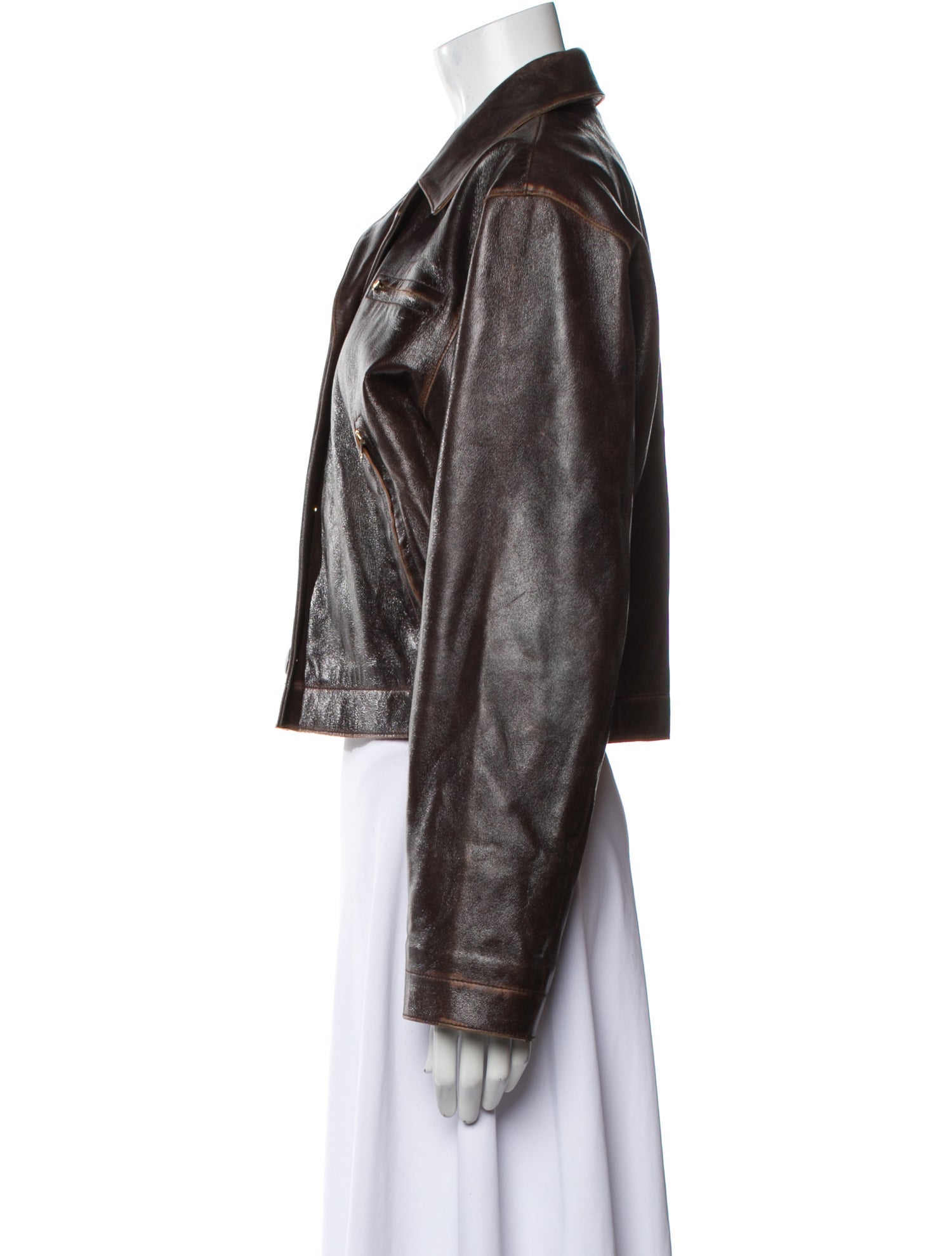 Sandro Leather Biker Jacket