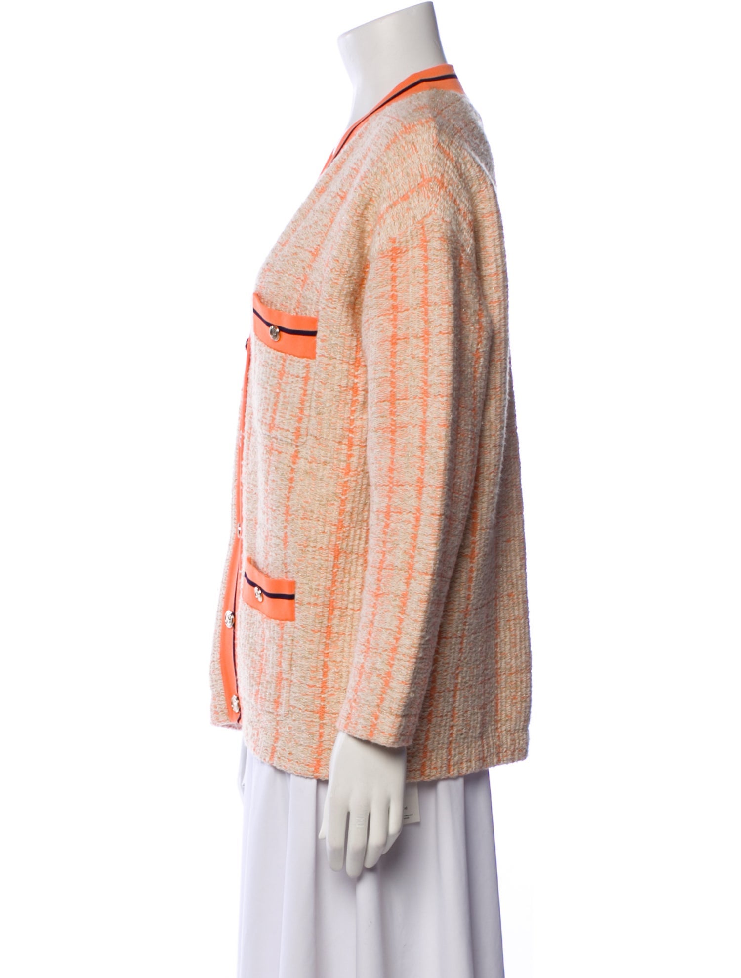 Sandro Tweed Pattern Blazer