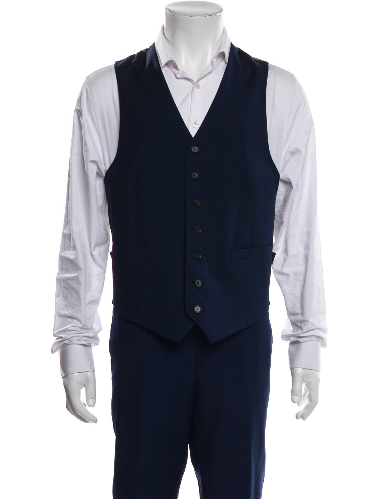 Sandro Wool Three-Piece Suit Vest