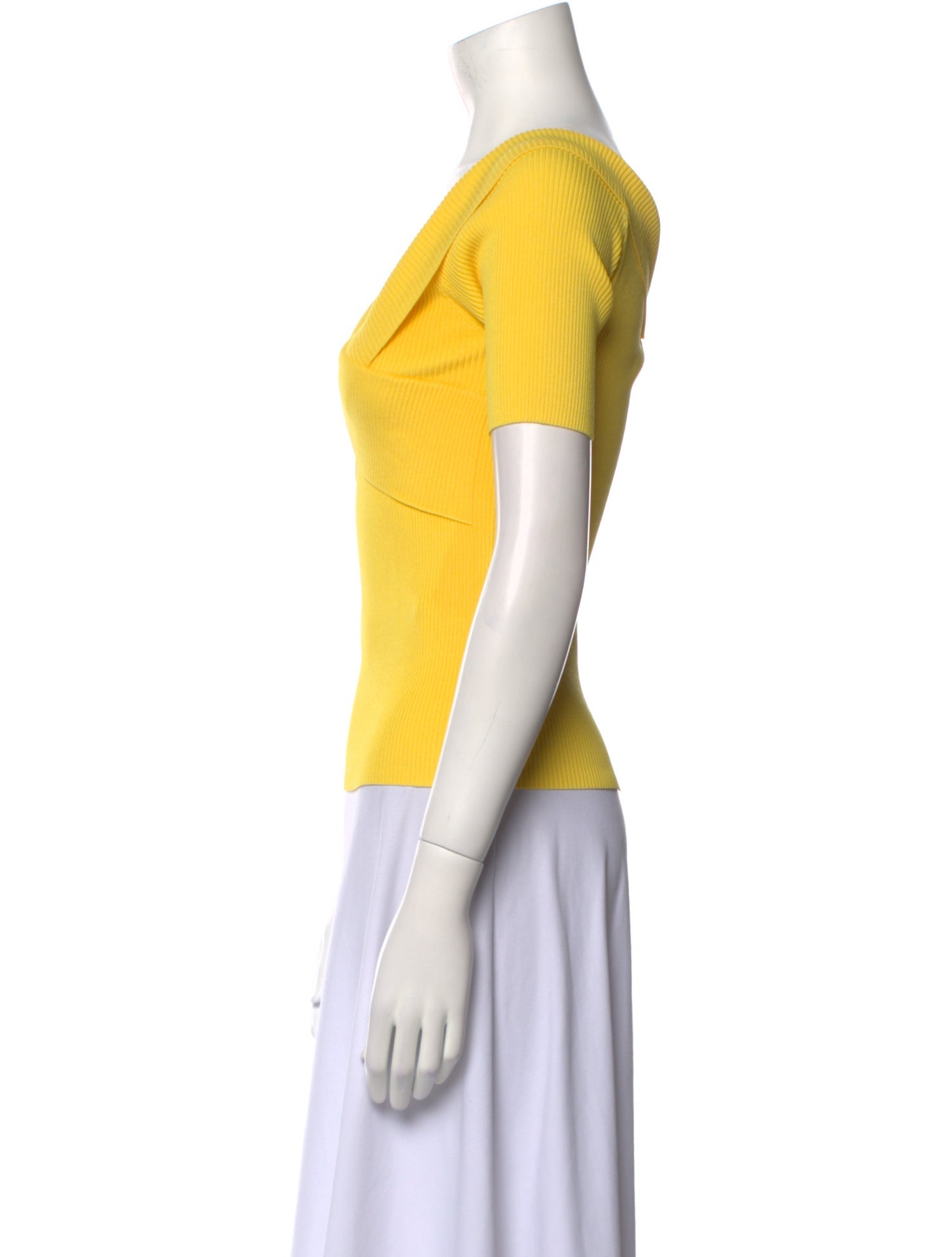 Sandro V-Neck Short Sleeve Top