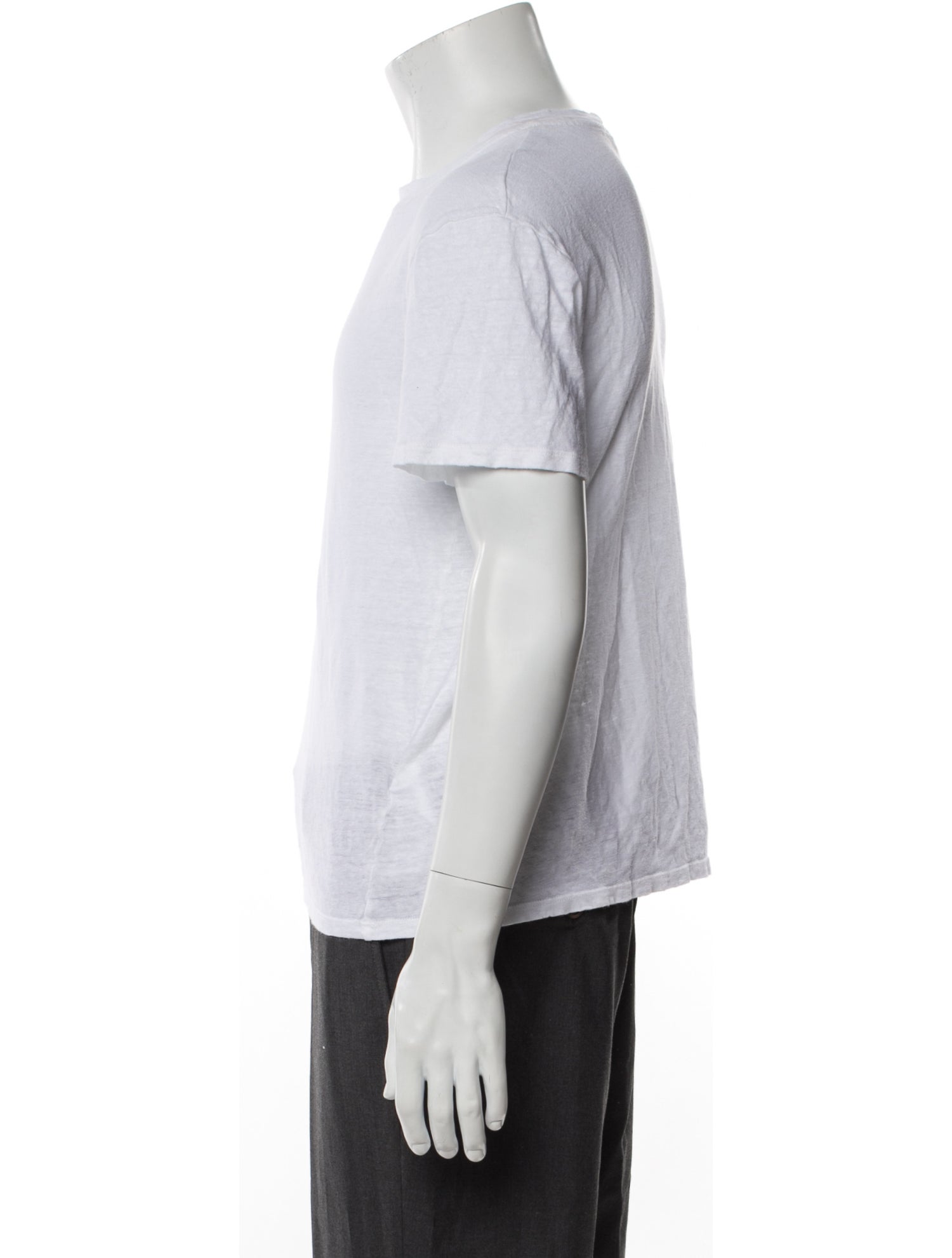 Sandro Linen Crew Neck T-Shirt