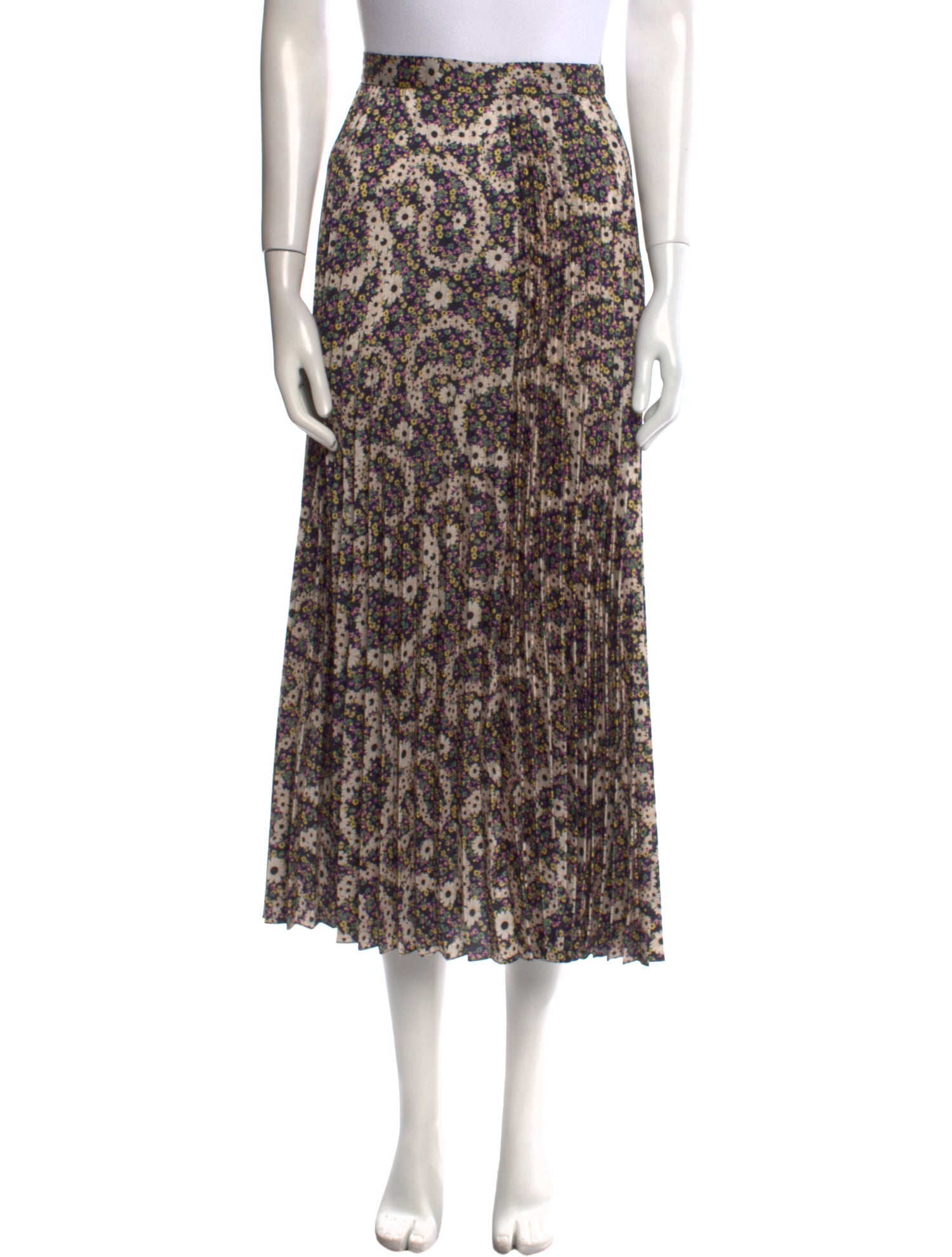 Sandro Patterned Midi Length Skirt w/ Tags
