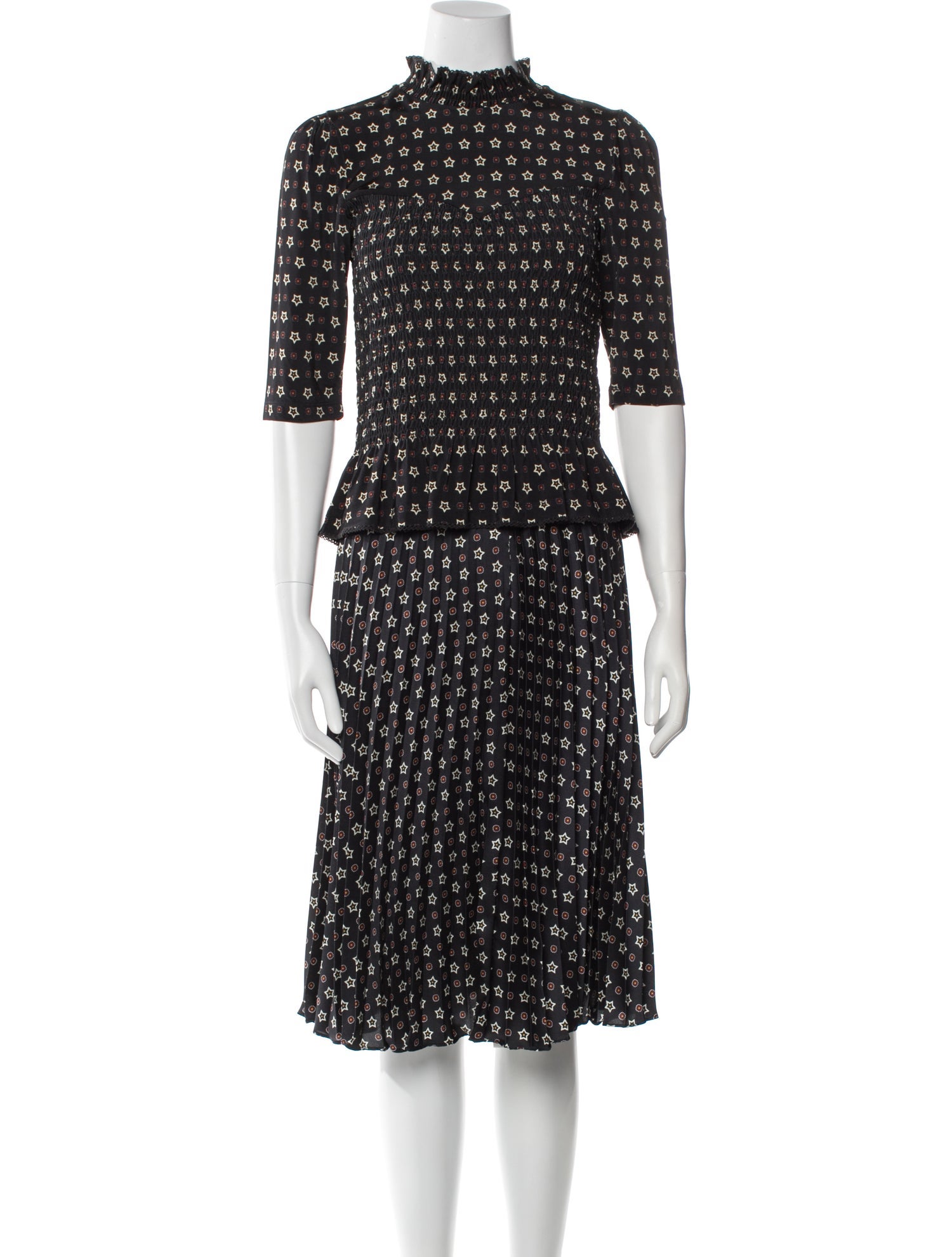 Sandro Printed Skirt Set